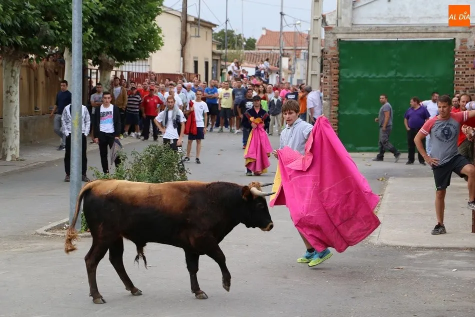 Momento de uno de los encierros del año pasado