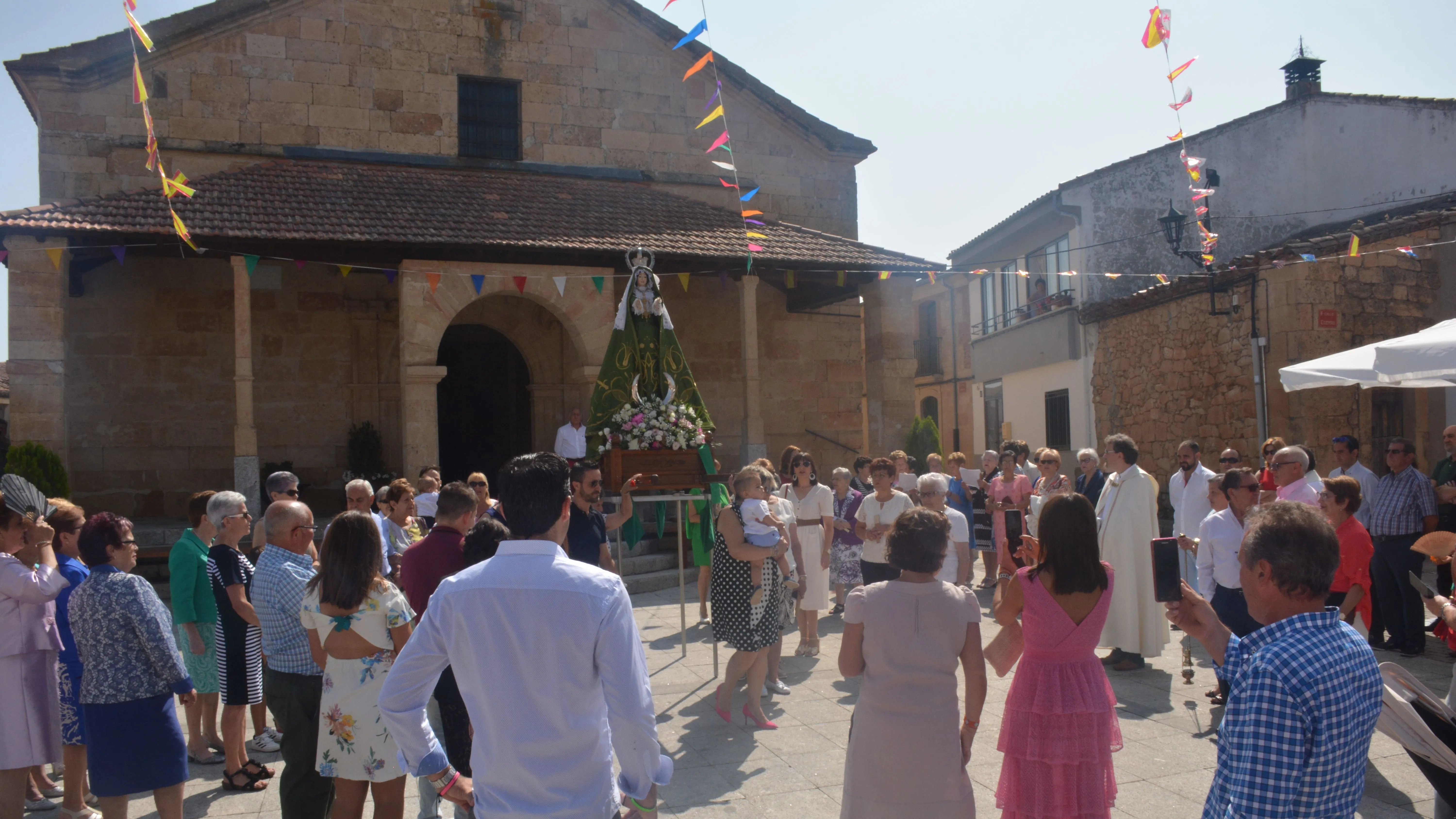 Oración a la Virgen de la Esperanza/ Foto: Lydia González