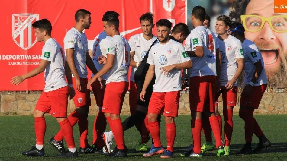 Jugadores del Santa Marta en un encuentro anterior.