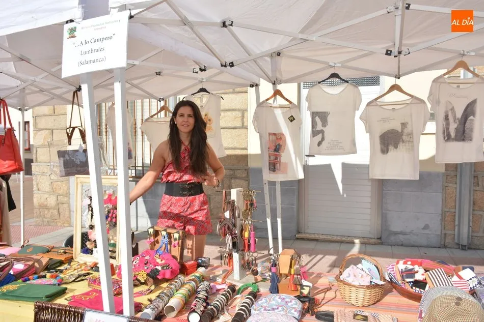 Foto 8 - Los productos aut&oacute;ctonos de la zona se muestran en la III Feria Hort&iacute;cola de Lumbrales