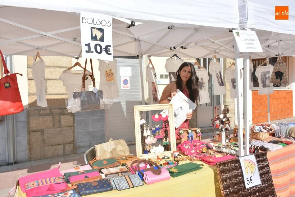 Foto 4 - Los productos aut&oacute;ctonos de la zona se muestran en la III Feria Hort&iacute;cola de Lumbrales