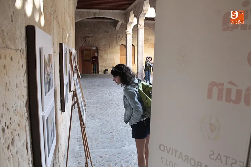 Patio de la Biblioteca Pública Casa de las Conchas