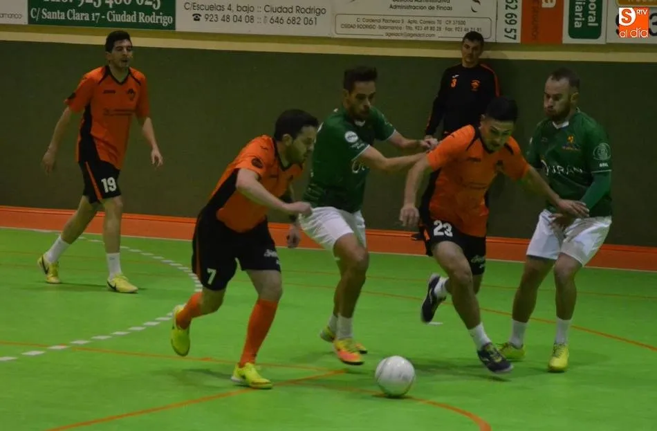 Imagen del partido amistoso del mes de enero entre Miróbriga Futsal y Albense