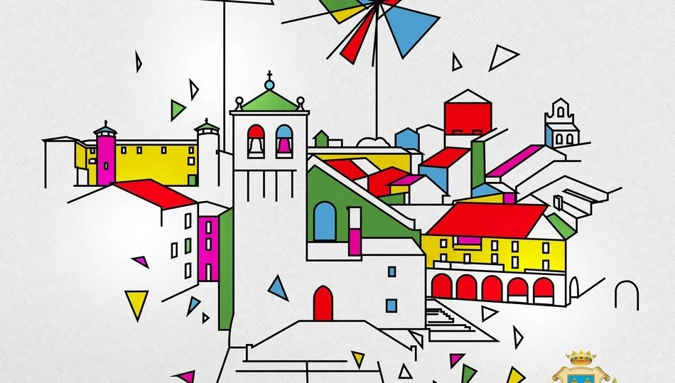 Cartel de la Fiestas de Béjar que ilustra la portada de la revista