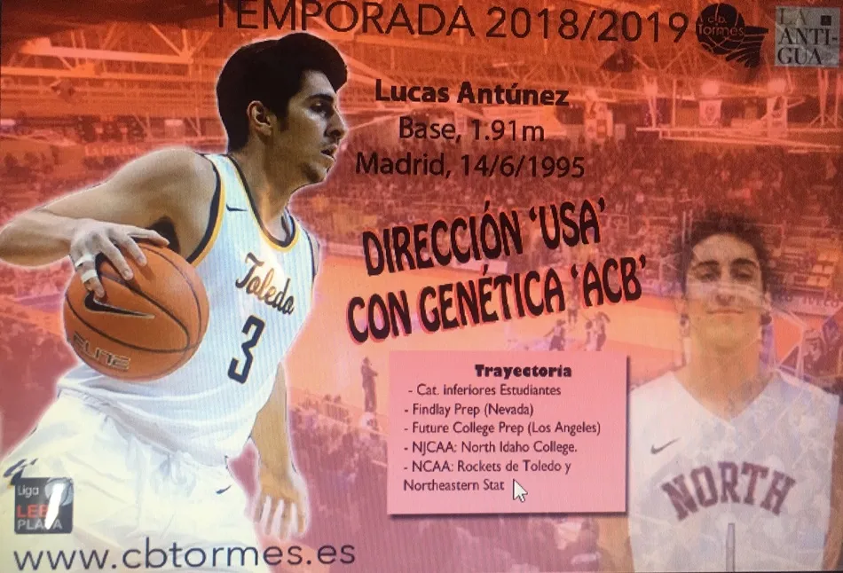 Foto 2 - Lucas Ant&uacute;nez cambia la NCAA por la LEB Plata con La Antigua &ndash; CB Tormes