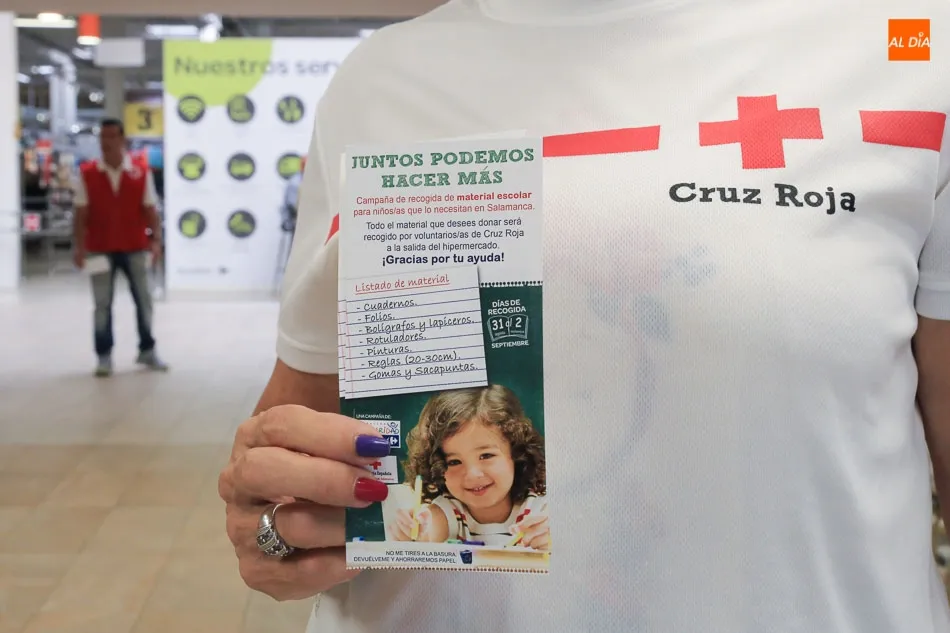 Foto 2 - Cruz Roja recoger&aacute; material escolar para ayudas a las familias con menos recursos