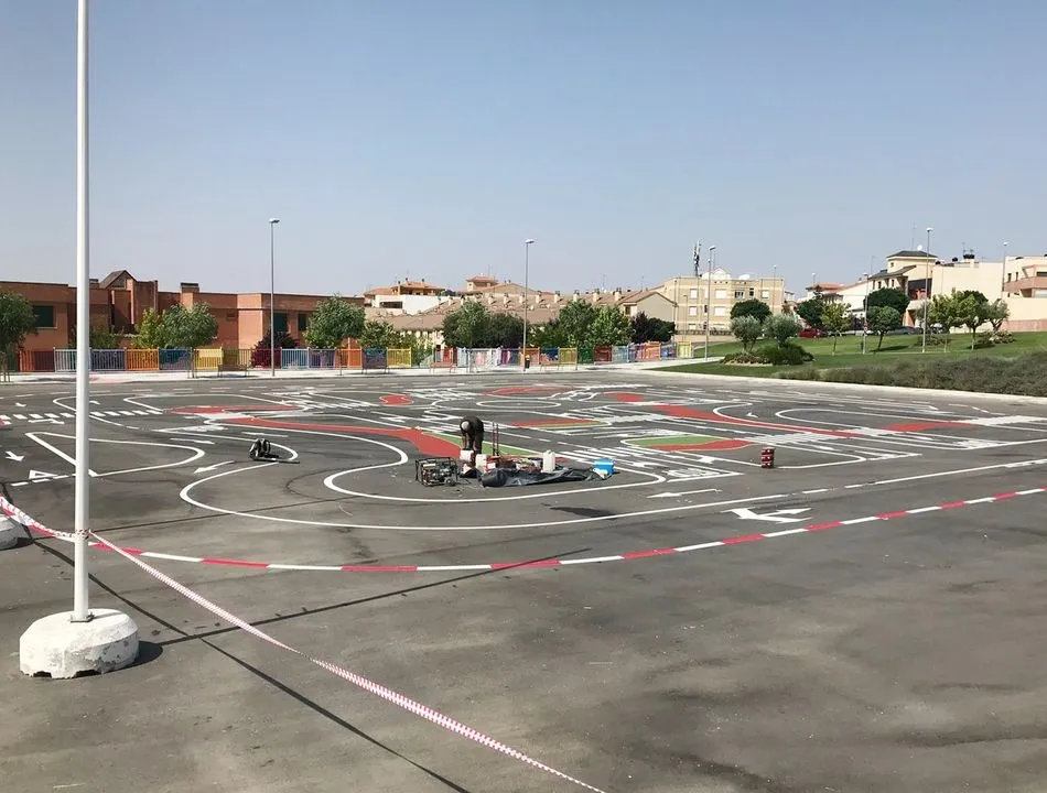 Foto 2 - El Ayuntamiento de Carbajosa trabaja ya en la creaci&oacute;n de un circuito de seguridad vial en el...