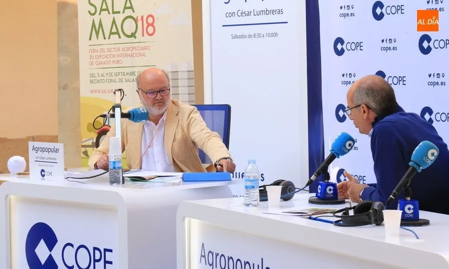 El presidente de la Diputación, participando en Agropopular. Fotos: Alberto Martín