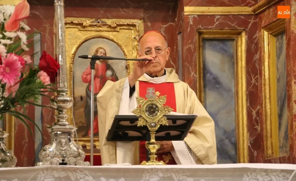 Ricardo Blázquez en la iglesia de la Anunciación