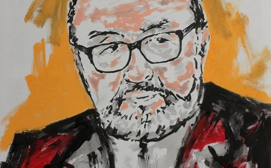 Retrato del chileno Sergio Macías, obra de Miguel Elías