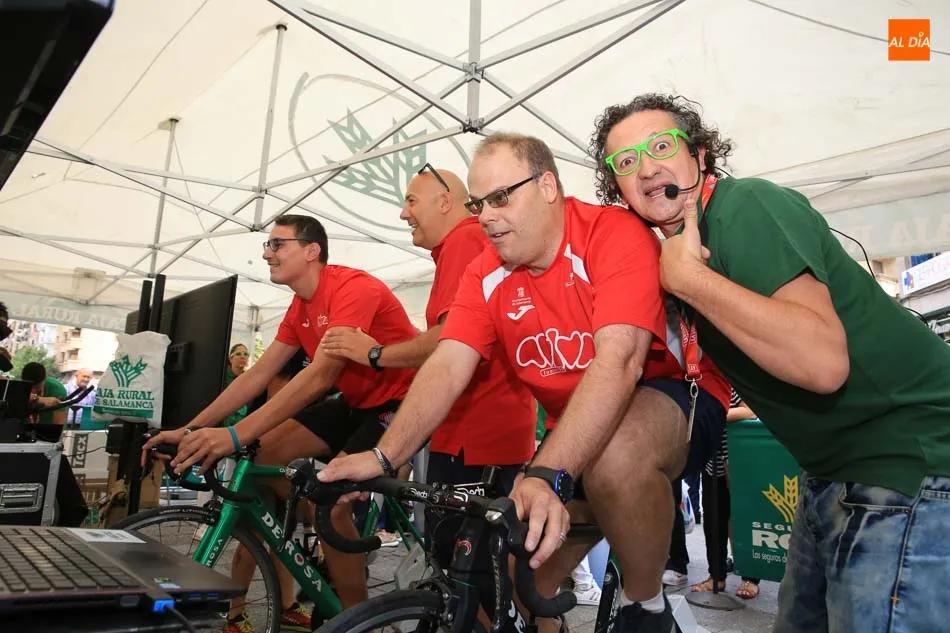 Foto 3 - La Bicicleta Solidaria de Caja Rural impulsa los proyectos de Aviva&nbsp;