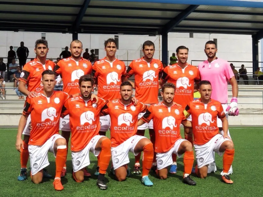 Once inicial de Unionistas ante Las Palmas Atlético. Imagen: Unionistas Twitter