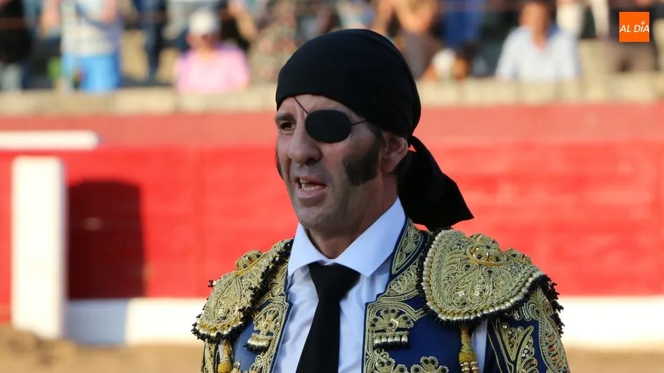 Juan José Padilla en la plaza de toros de Vitigudino el pasado 16 de agosto | CORRAL