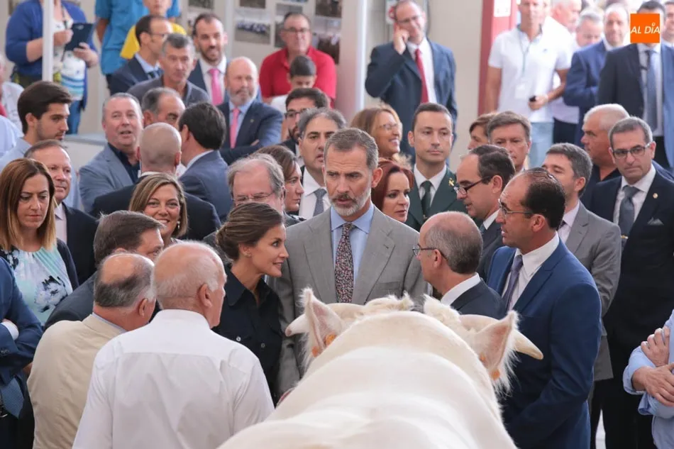 Foto 2 - El ganadero Alberto Mart&iacute;n Gallego, segundo encuentro con Don Felipe en cuatro a&ntilde;os