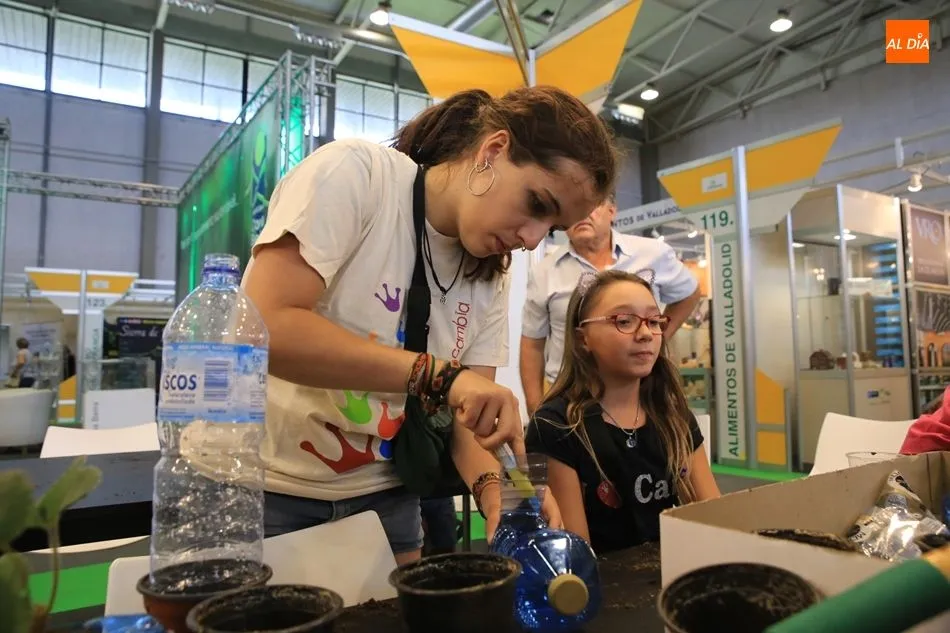 Foto 5 - Taller de reciclaje y huertos ecol&oacute;gicos con los voluntarios de la Oficina Verde la USAL