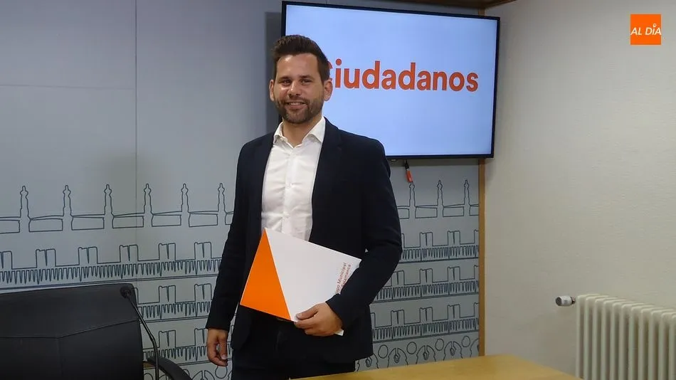 El portavoz del Grupo Municipal Ciudadanos en el Ayuntamiento de Salamanca, Alejandro González Bueno
