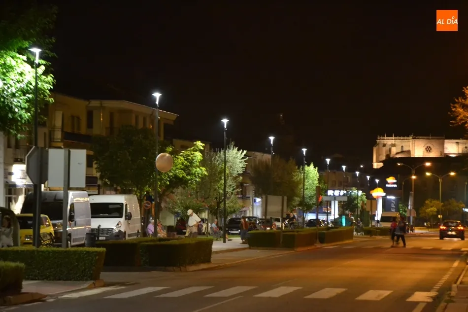 Las Avenidas de Salamanca y de Portugal, y buena parte de su entorno, se pasan a los leds  