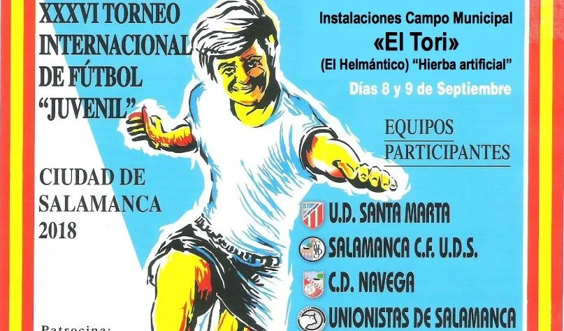 Cartel de lujo para el Torneo de Fútbol Juvenil Ciudad de Salamanca