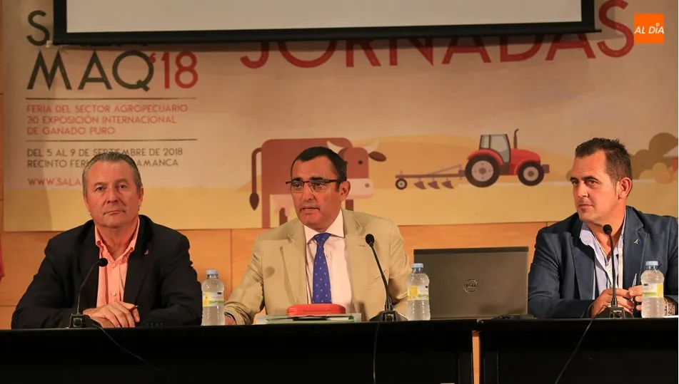 Donaciano Dujo, Valentín Almansa y Juan Luis Delgado. Fotos: Alberto Martín