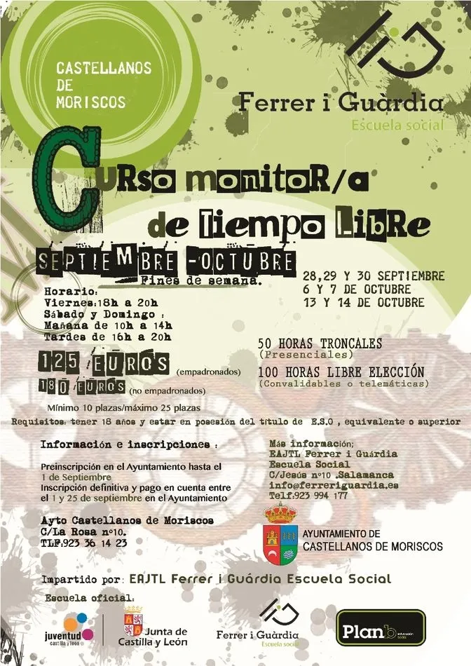 Foto 2 - Castellanos de Moriscos organiza un Curso de Monitor de Tiempo Libre  