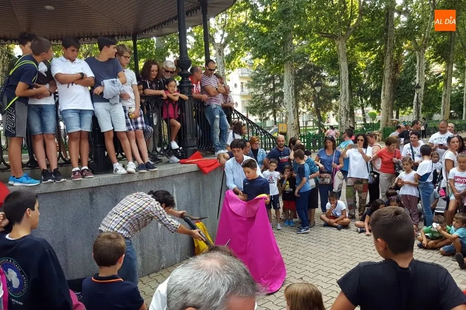 Foto 8 - Toreo de Sal&oacute;n en el parque municipal con El Capea  