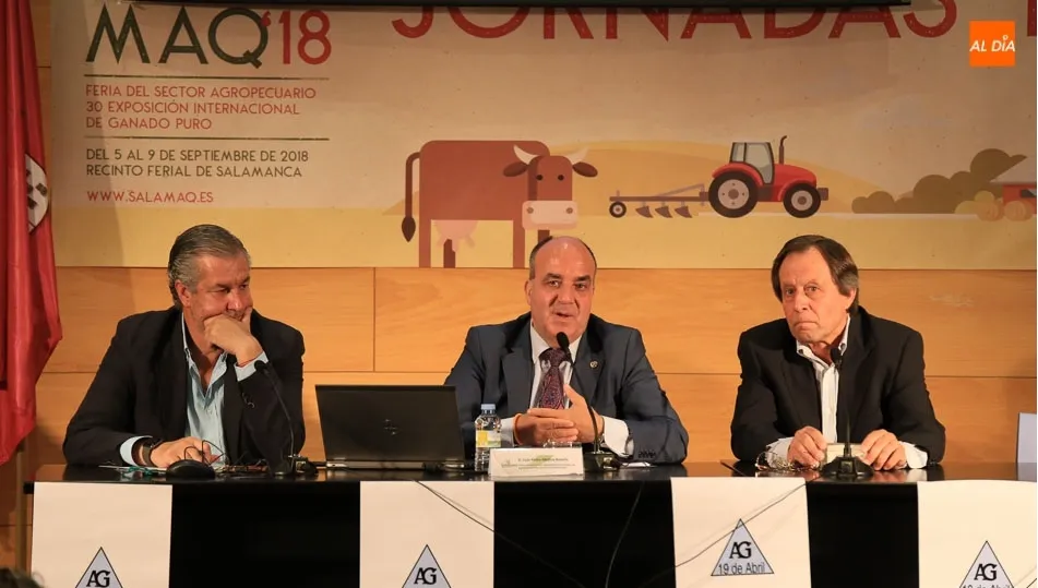 Juan Pedro Medina participa en la jornada dedicada a la PAC. Fotos: Alberto Martín