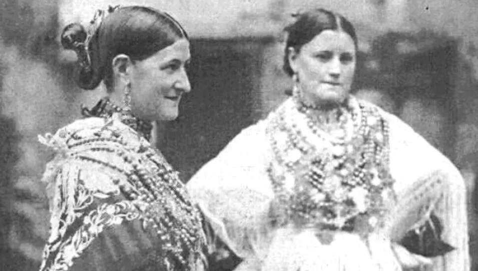 Las charras de Miranda del Castañar, en los años 30