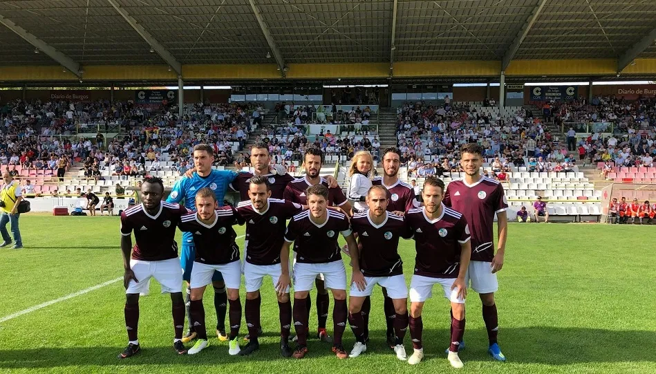 Once inicial de José Miguel Campos en El Plantío. Foto: Salamanca CF UDS