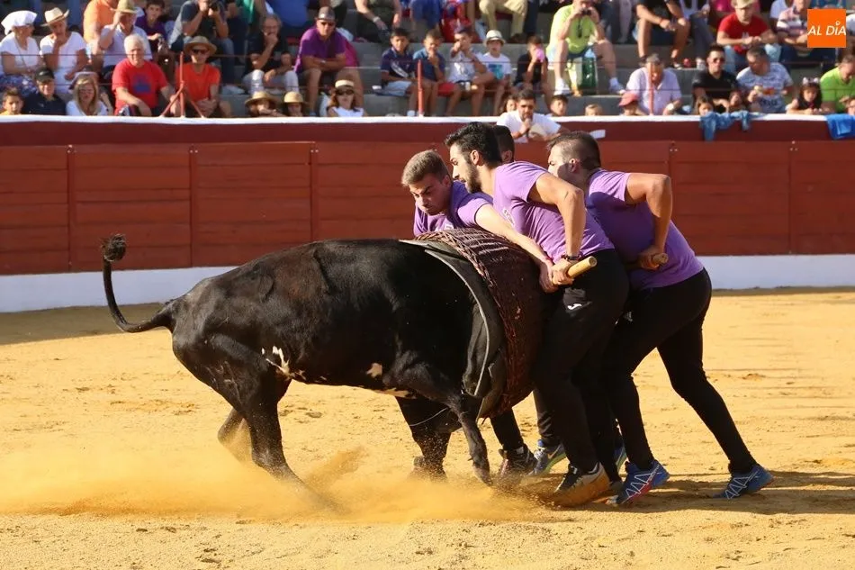 Un momento de los roscaderos
