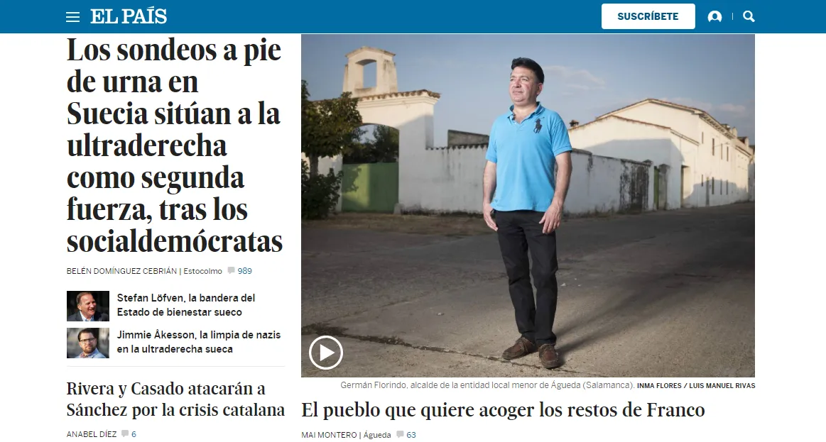 El alcalde de Águeda desvela en ‘El País’ que ha dicho sí a entrar en un reality...