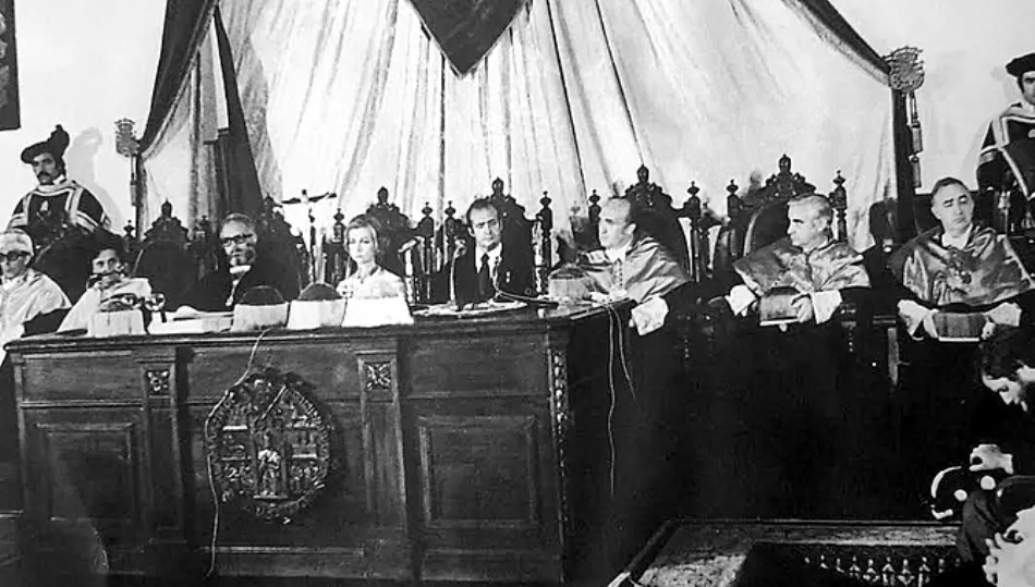 La visita de los Reyes a Salamanca en 1976