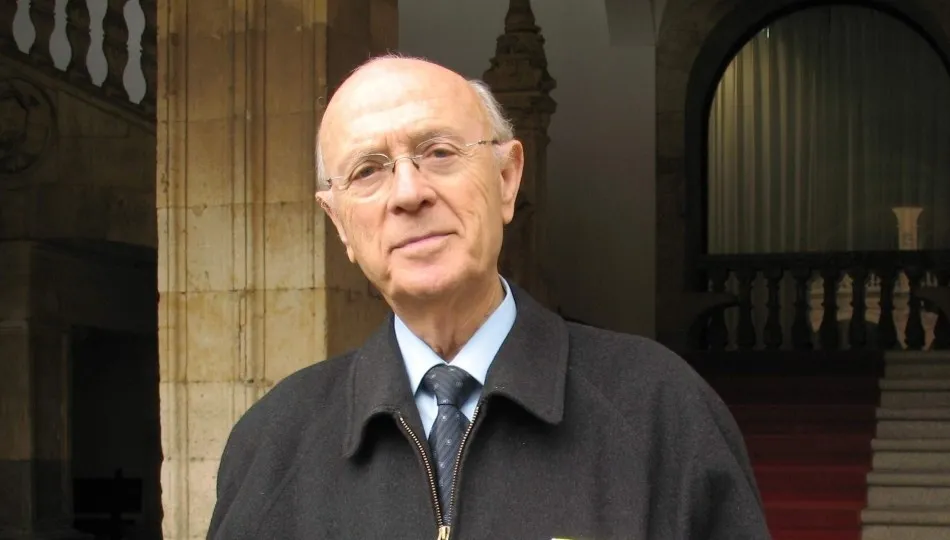El humanista Alfonso Ortega en Salamanca. Foto de Jacqueline Alencar en 2010