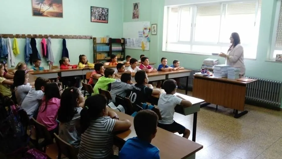 Los alumnos de Primaria y 2º y 3º de Infantil fueron los más madrugadores