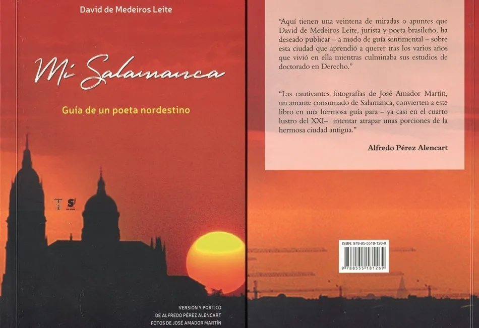 Foto 2 - Alencart traduce y prologa &lsquo;Mi Salamanca&rsquo;, del brasile&ntilde;o David de Medeiros Leite