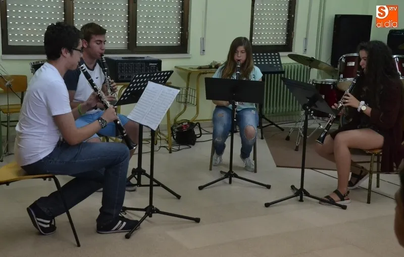 Audición en la Escuela de Música de los alumnos de clarinete