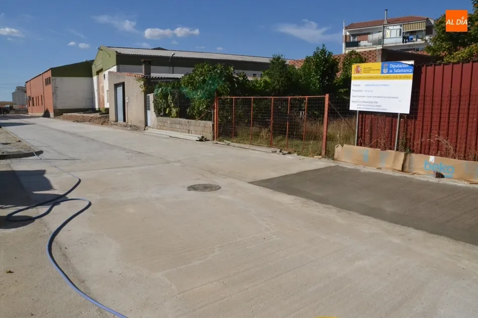 Así marchan las obras de urbanización de la calle Fernando II  