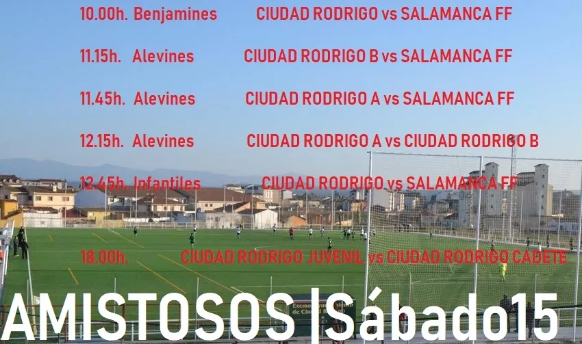 [AGENDA FdS 15|16 SEP] El Senior del Ciudad Rodrigo debuta el domingo ante su afición  