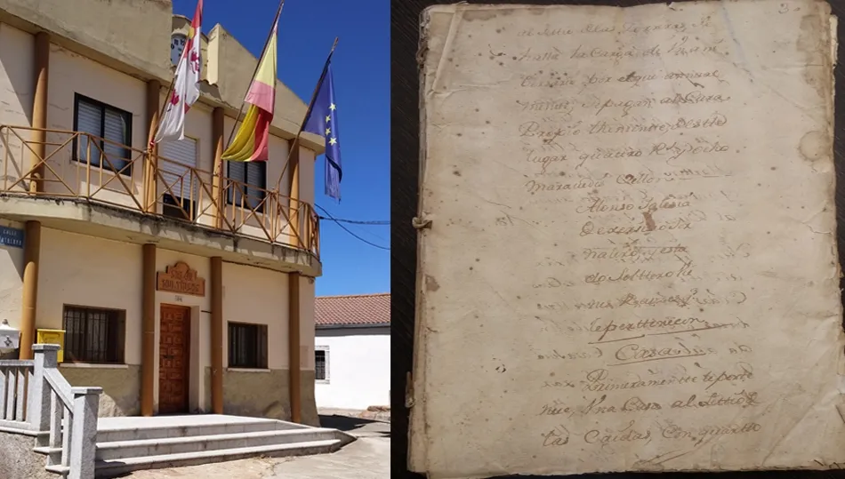 Exposición de documentos del archivo de Valdelacasa