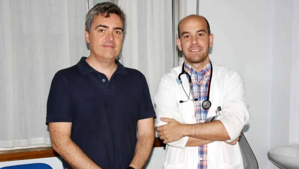  José Ramón González Porras y José María Bastida, científicos del Hospital Clínico Universitario de Salamanca y del Instituto de Investigación Biomédica de Salamanca (IBSAL). Foto Dicyt