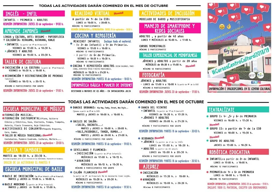 Foto 2 - Los cursos municipales llegan con japon&eacute;s, realidad virtual y teatro para adultos como novedad