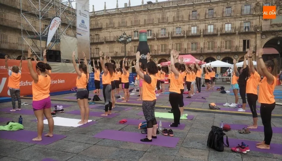 Foto 4 - La Plaza Mayor se transforma en un espectacular gimnasio al aire libre