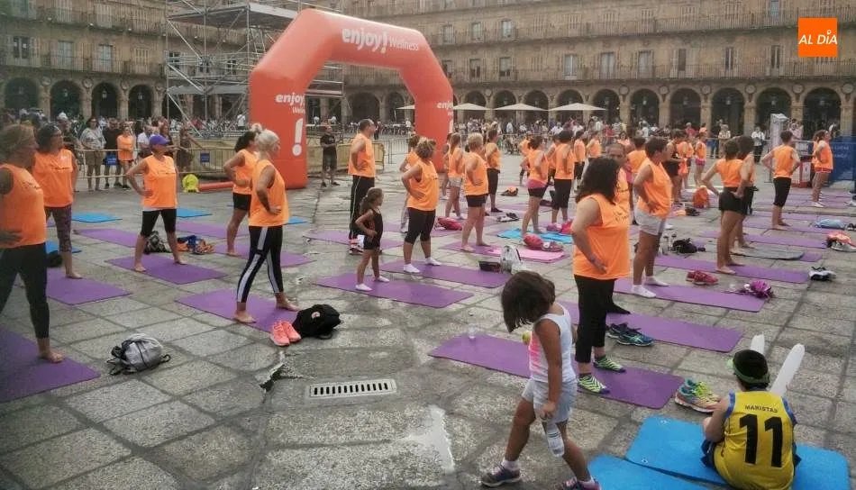 Foto 3 - La Plaza Mayor se transforma en un espectacular gimnasio al aire libre