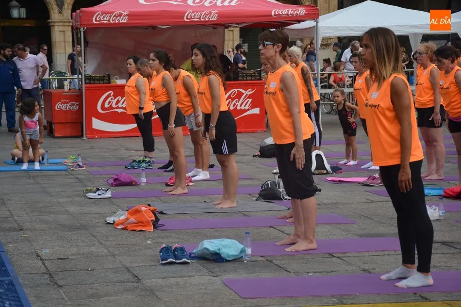 Foto 10 - La Plaza Mayor se transforma en un espectacular gimnasio al aire libre