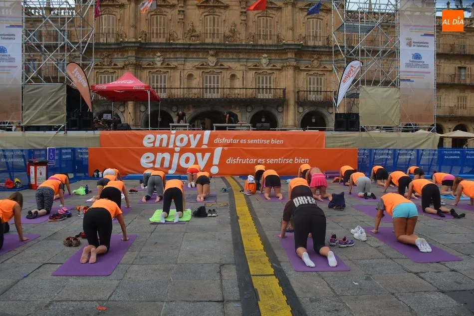 Foto 6 - La Plaza Mayor se transforma en un espectacular gimnasio al aire libre