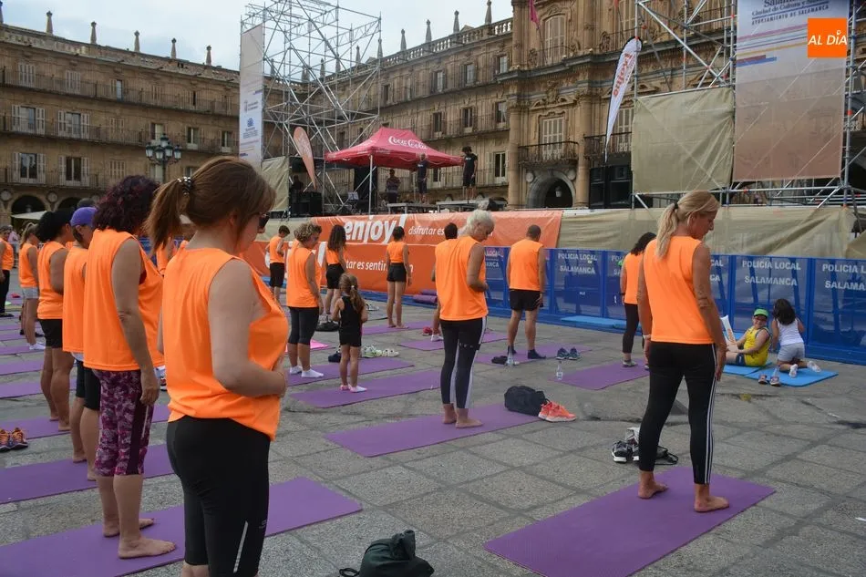 Foto 5 - La Plaza Mayor se transforma en un espectacular gimnasio al aire libre