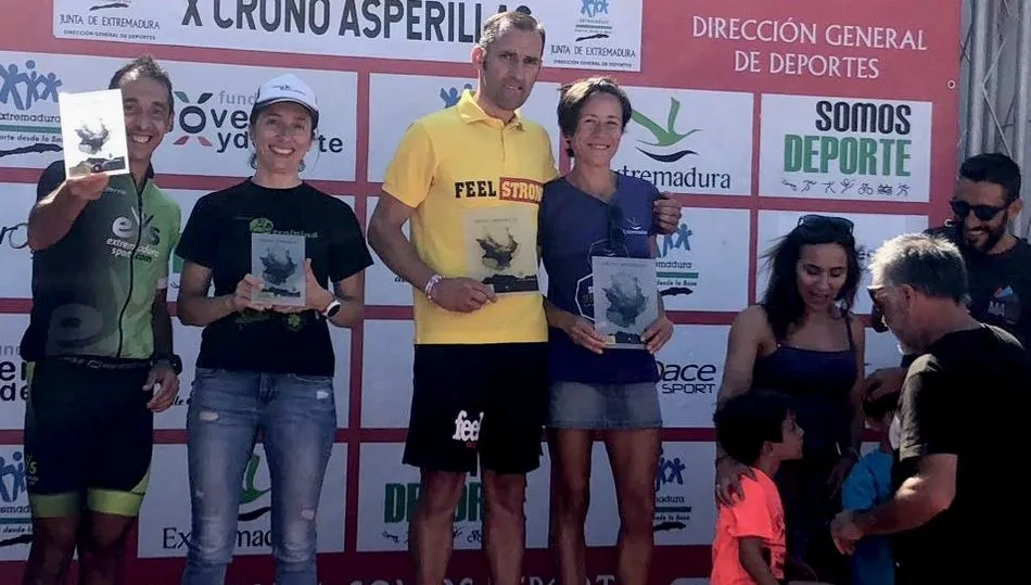 Podium del 10º Crono Asperillas de Casas del Castañar