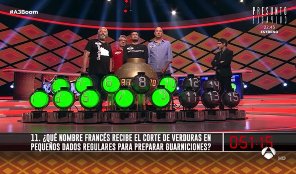 Un corte de cocina que sí sabían en el público deja a Los Lobos a 1 pregunta de llevarse el bote ...