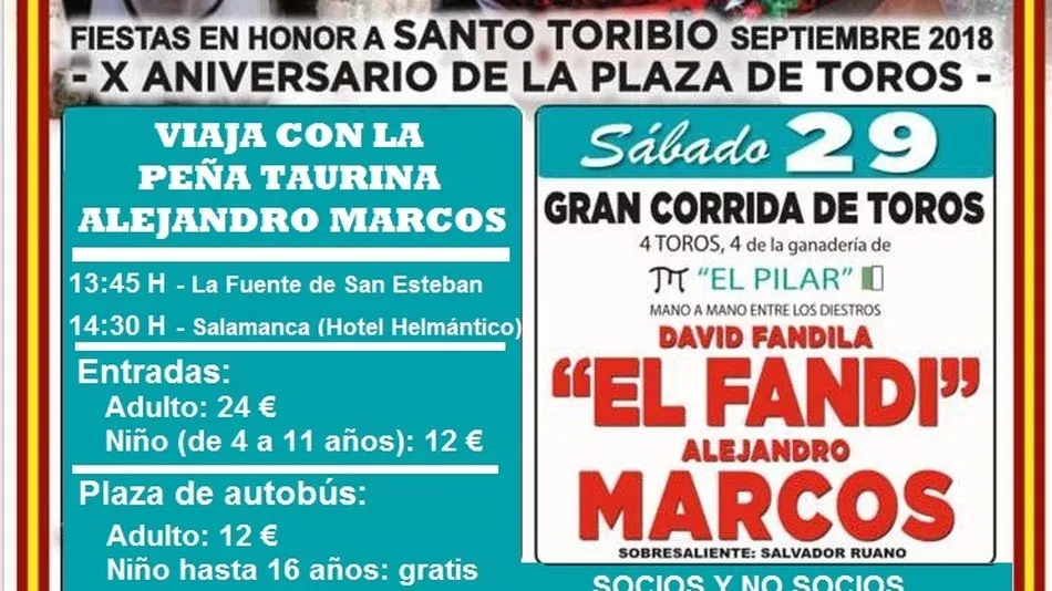 Foto 2 - La Pe&ntilde;a Taurina Alejandro Marcos prepara un viaje para ver el mano a mano con El Fandi del d&iacute;a 29
