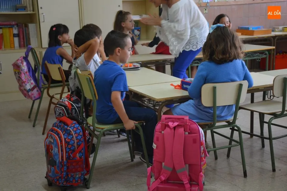 Imagen del inicio del curso escolar en la provincia de Salamanca