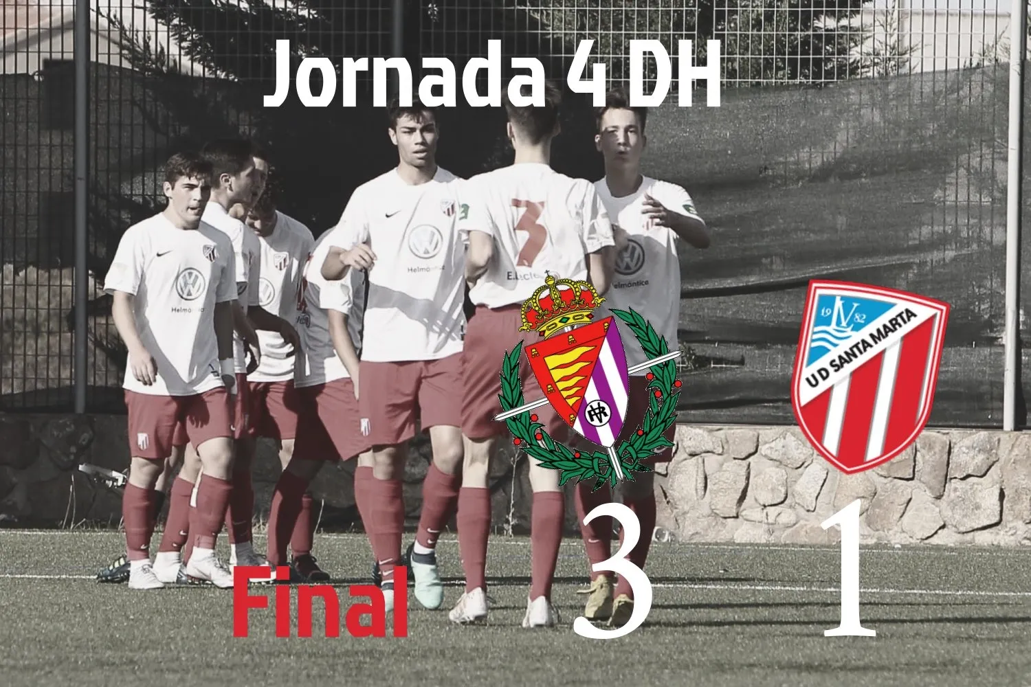 El Santa Marta perdió su encuentro anta el Valladolid. Imagen: Unión Deportiva Santa Marta